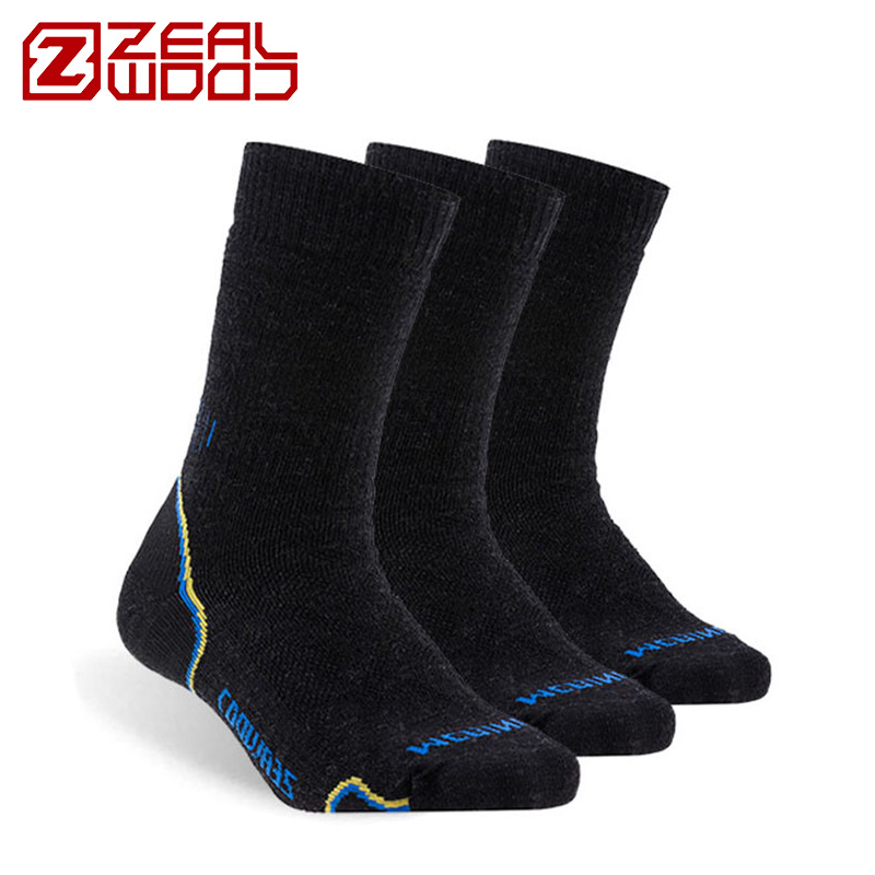 Wool Hiking Sock - ZEALWOOD kaus kaki Trekking Pria Wanita,