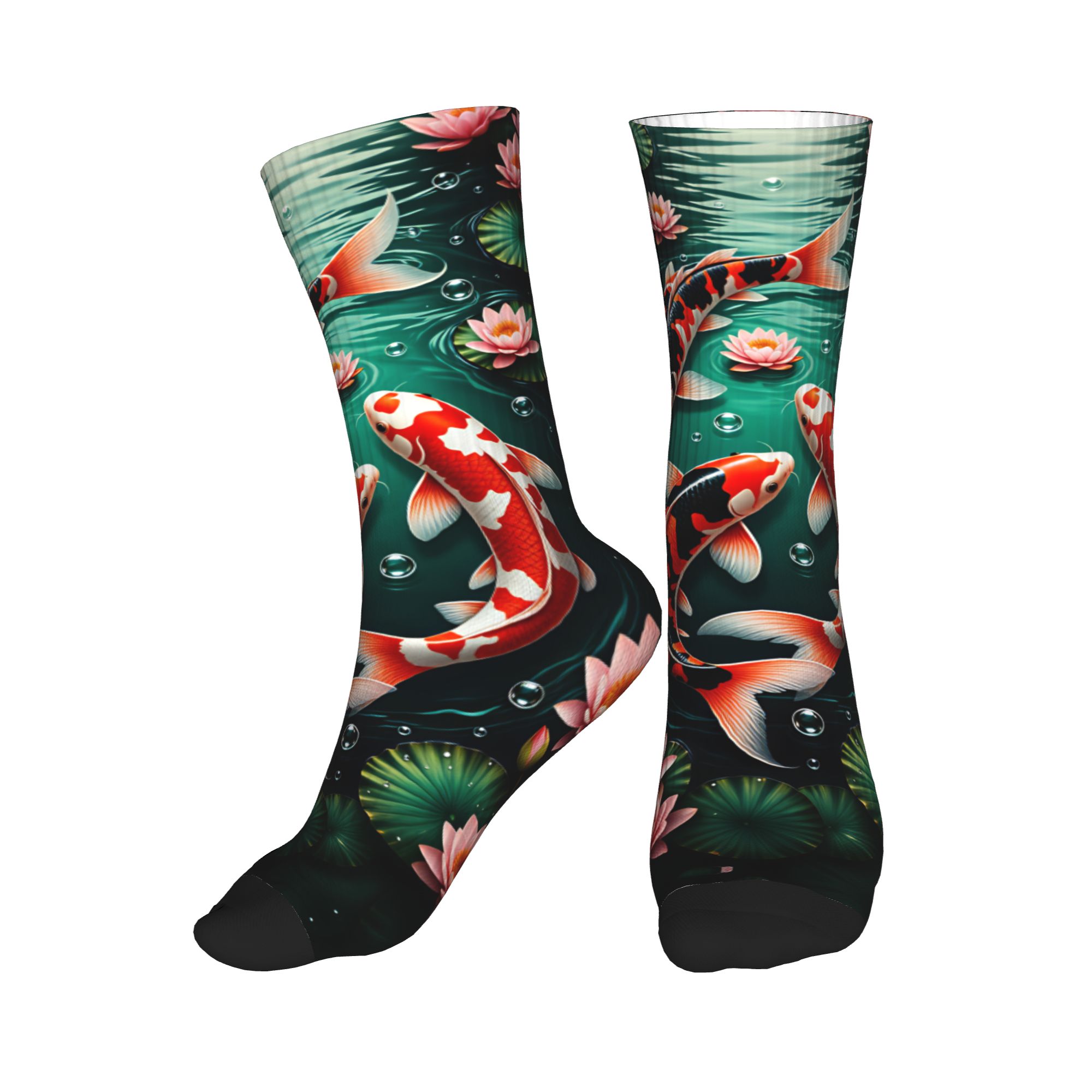 Dress Sock Men - Kaus Kaki Feng Shui Three Koi