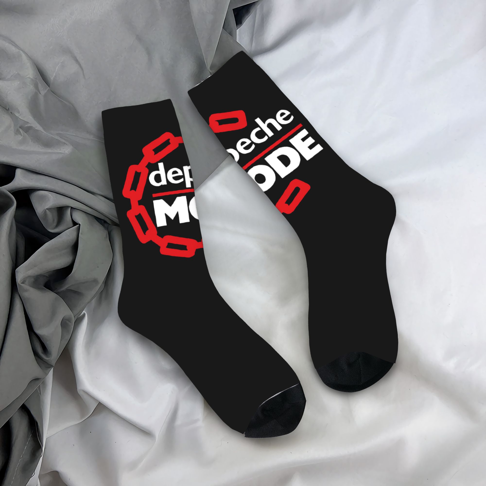 Dress Sock Men - Kaus Kaki Pria Elektronik Rock Depeche