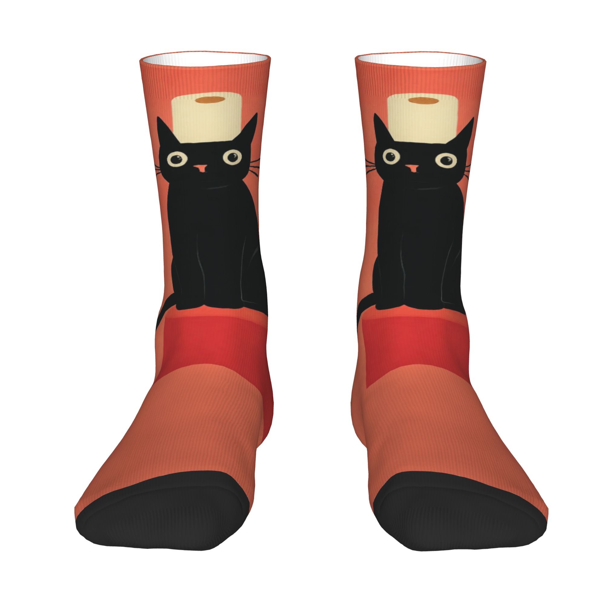 Kaos Kaki Unisex Motif Kucing  - Dress Sock Men ulasan dan harga