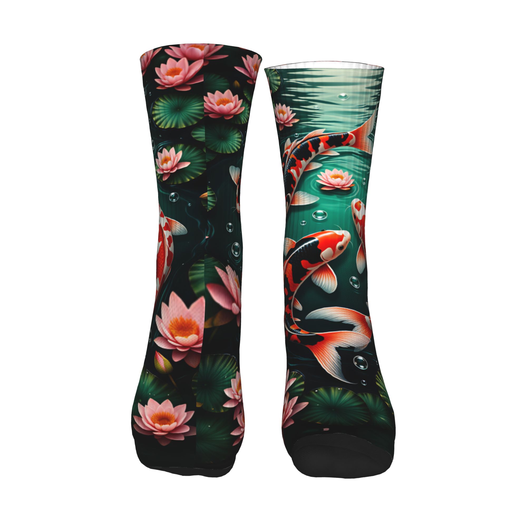 Kaus Kaki Feng Shui Three Koi  - Dress Sock Men ulasan dan harga