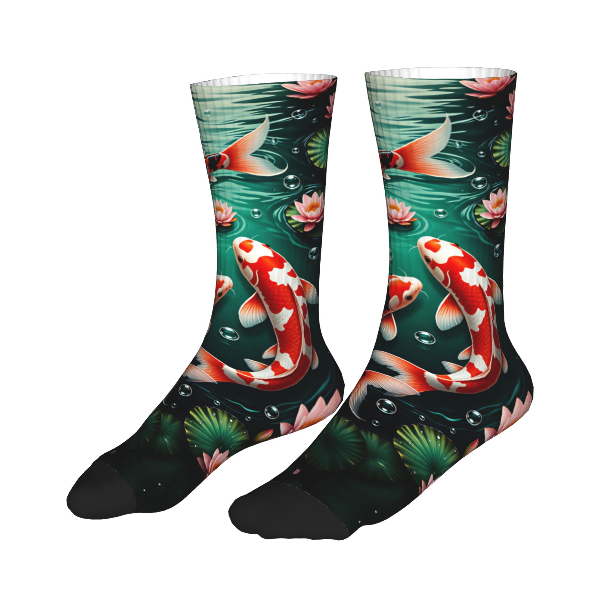 Kaus Kaki Feng Shui Three Koi  - Dress Sock Men ulasan dan harga