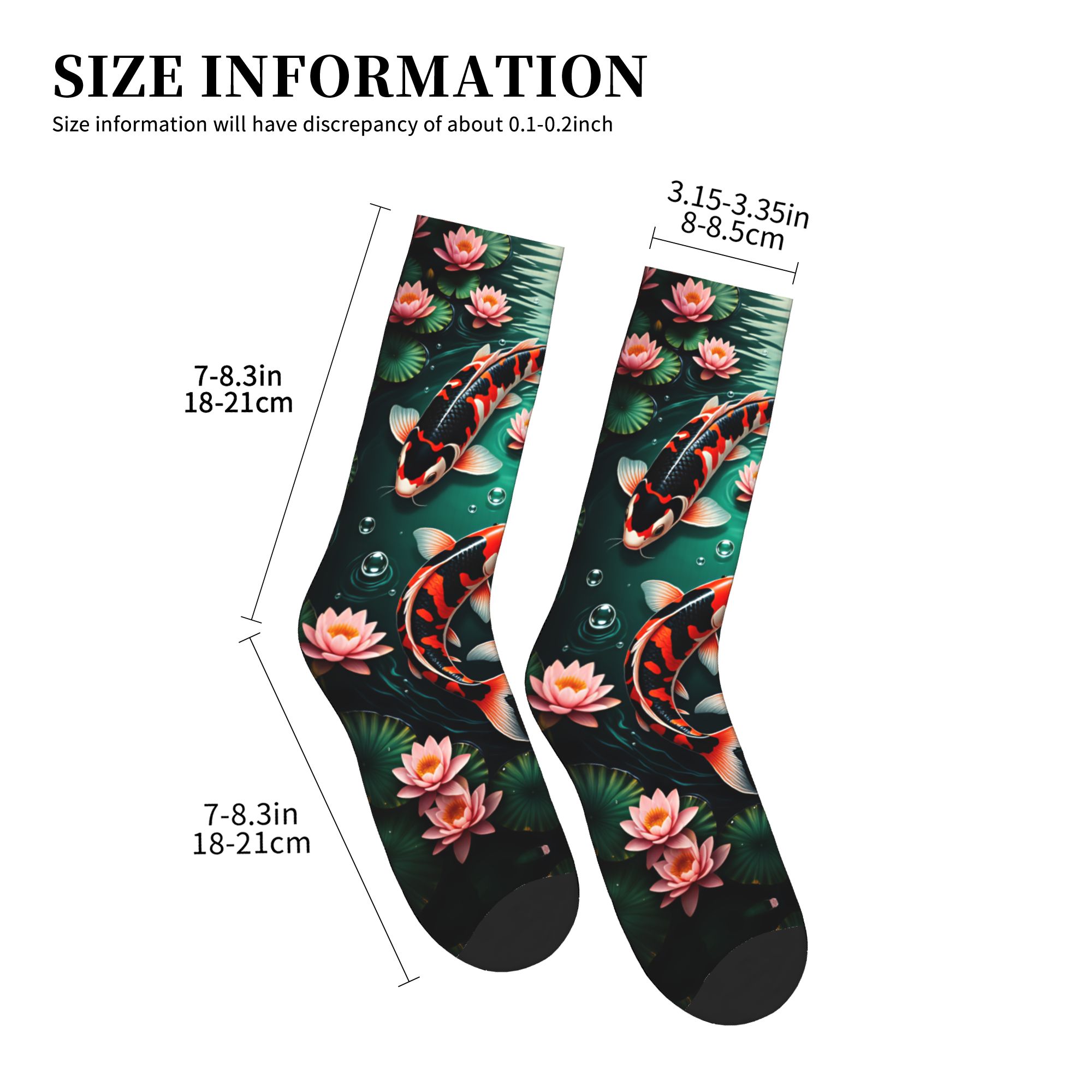 Kaus Kaki Feng Shui Three Koi  - Dress Sock Men ulasan dan harga