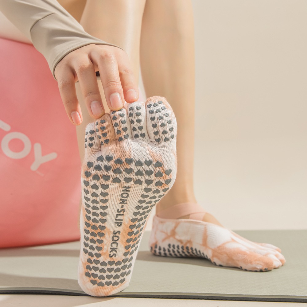 Kaos Kaki Yoga Wanita Tie-Dye  - Toe Sock Split ulasan dan harga